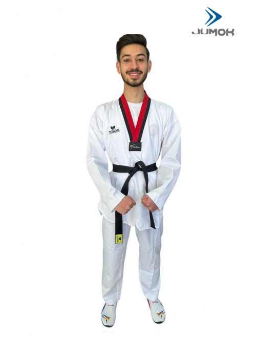 JUMOK POOM YAKA TAEKWONDO FİTİLLİ ELBİSE