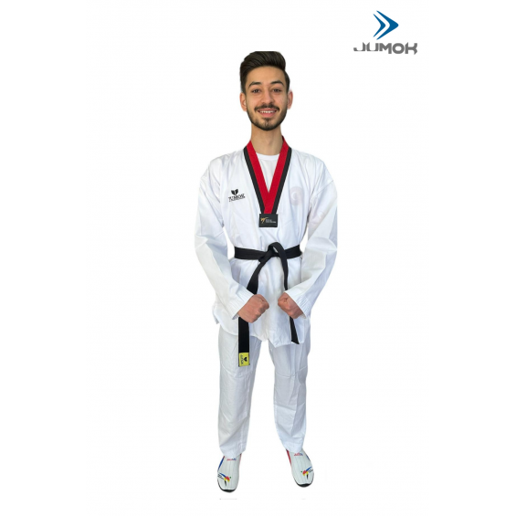 JUMOK POOM YAKA TAEKWONDO FİTİLLİ ELBİSE